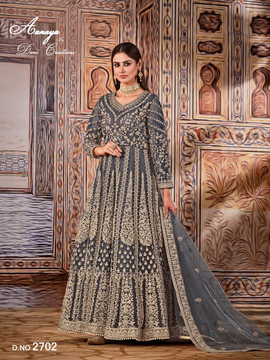 2702 Aanaya Vol 127 Dani Creation Unstitched Suits
