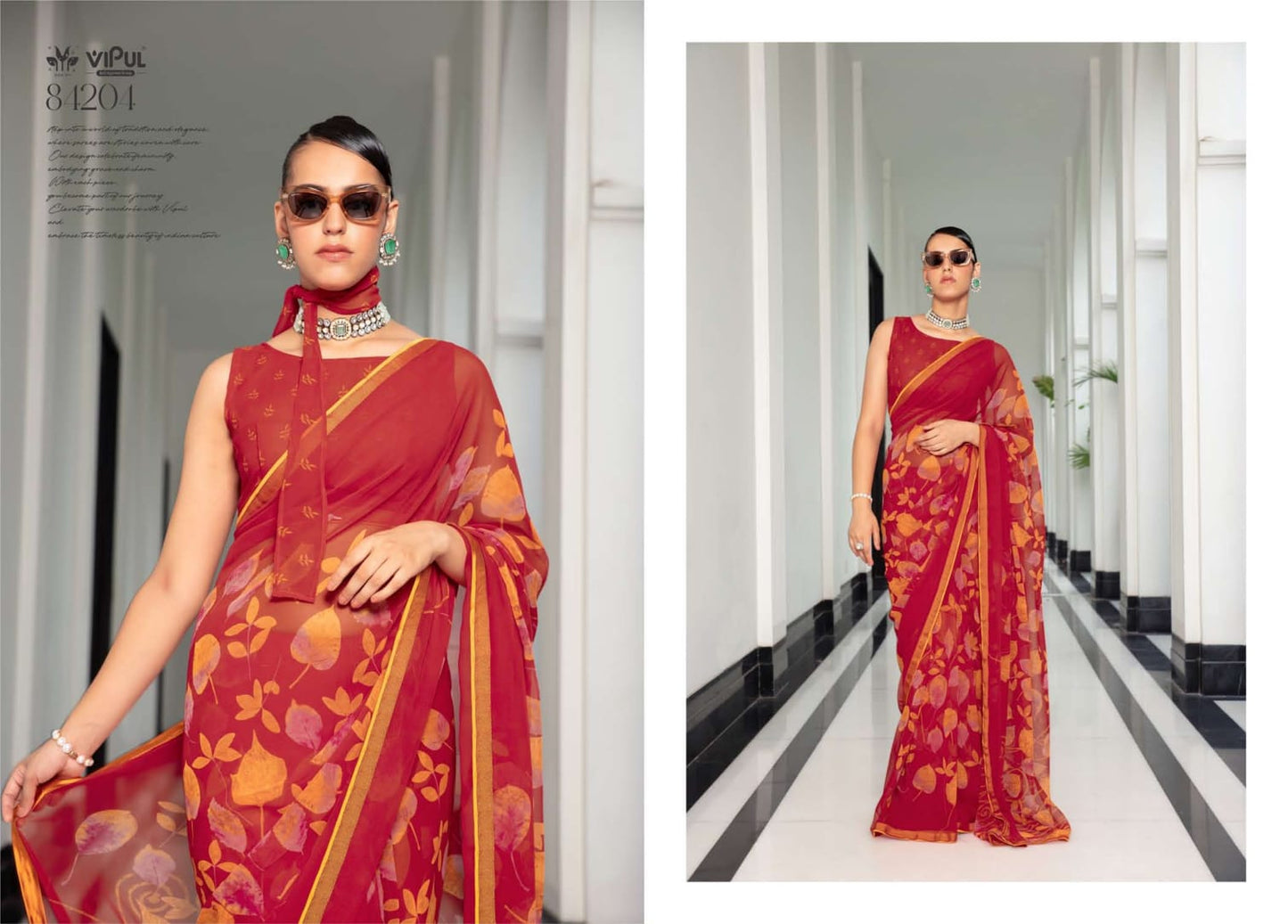 84204 Dimple Vipul Georgette Sarees