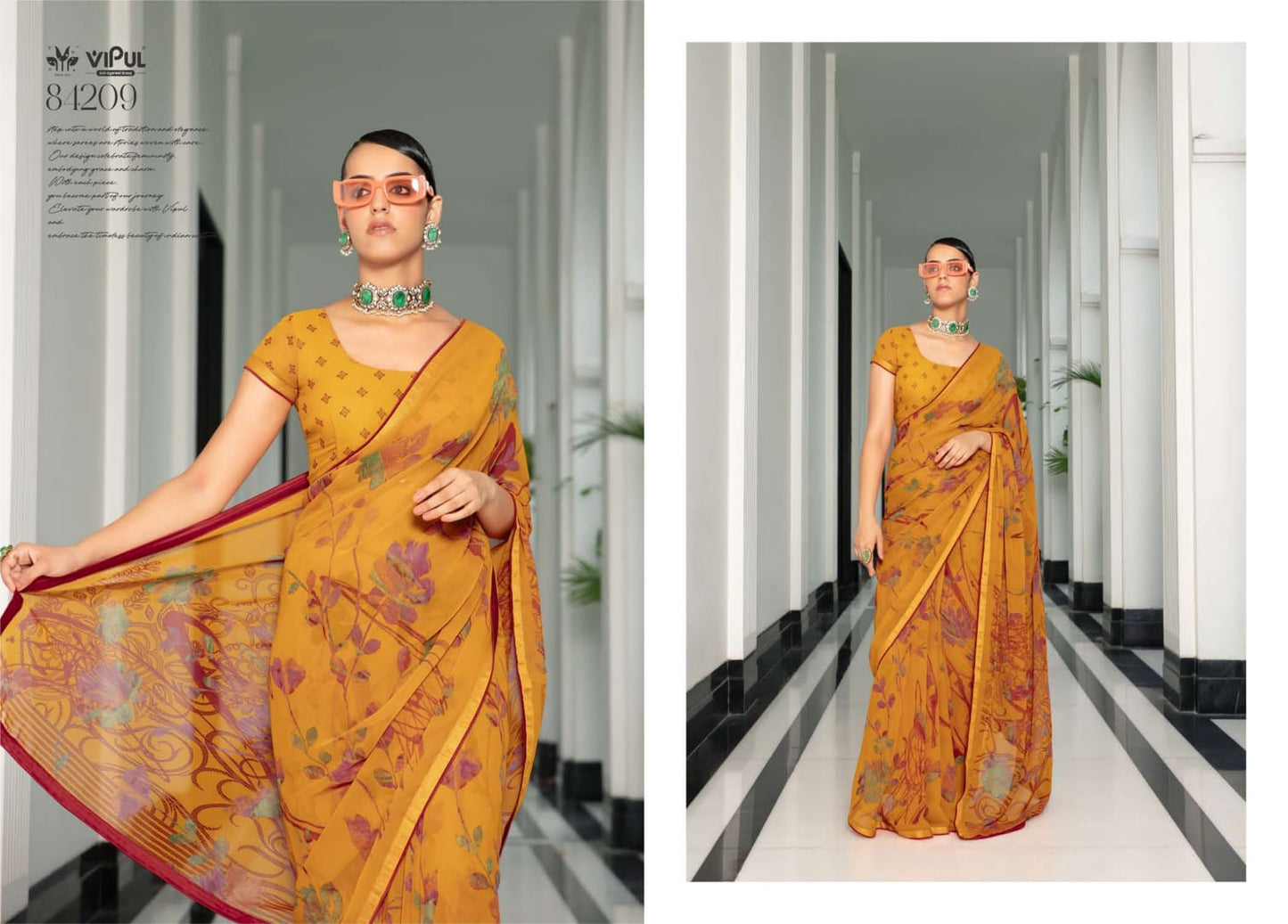 84209 Dimple Vipul Georgette Sarees