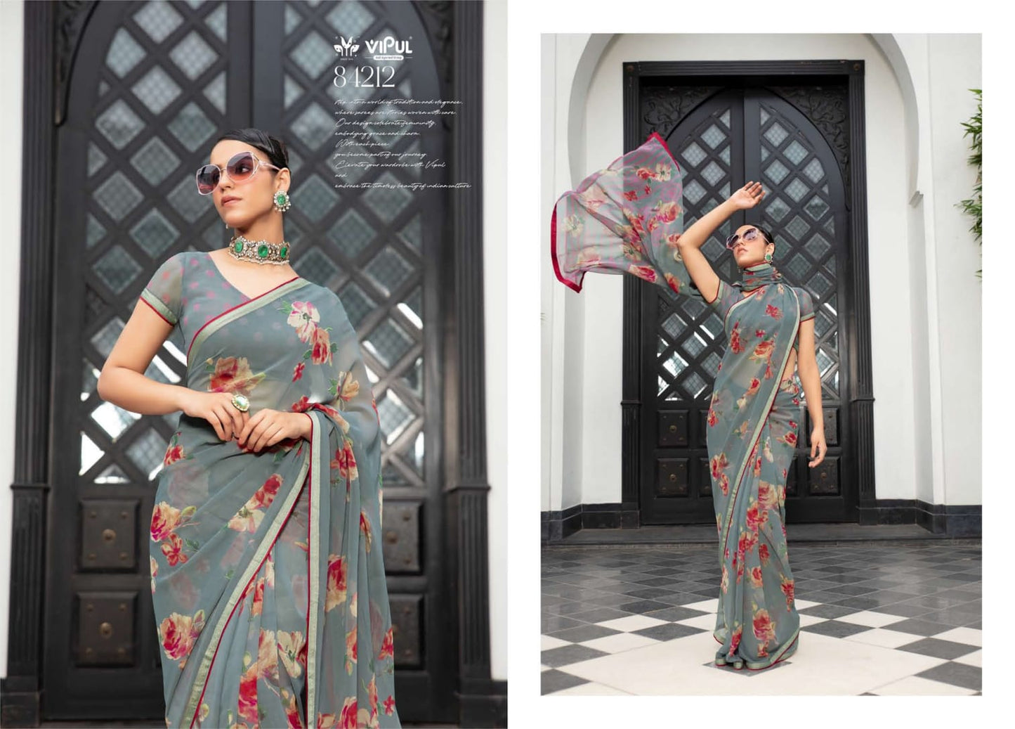84212 Dimple Vipul Georgette Sarees