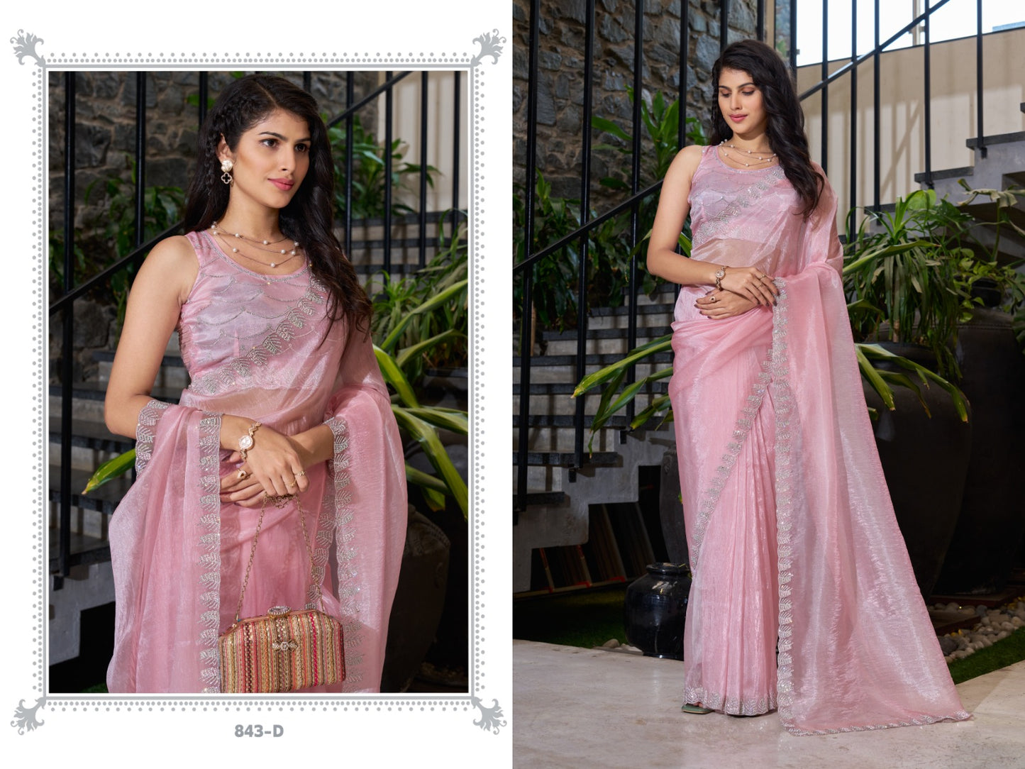 843D Mehek Handwork Sarees