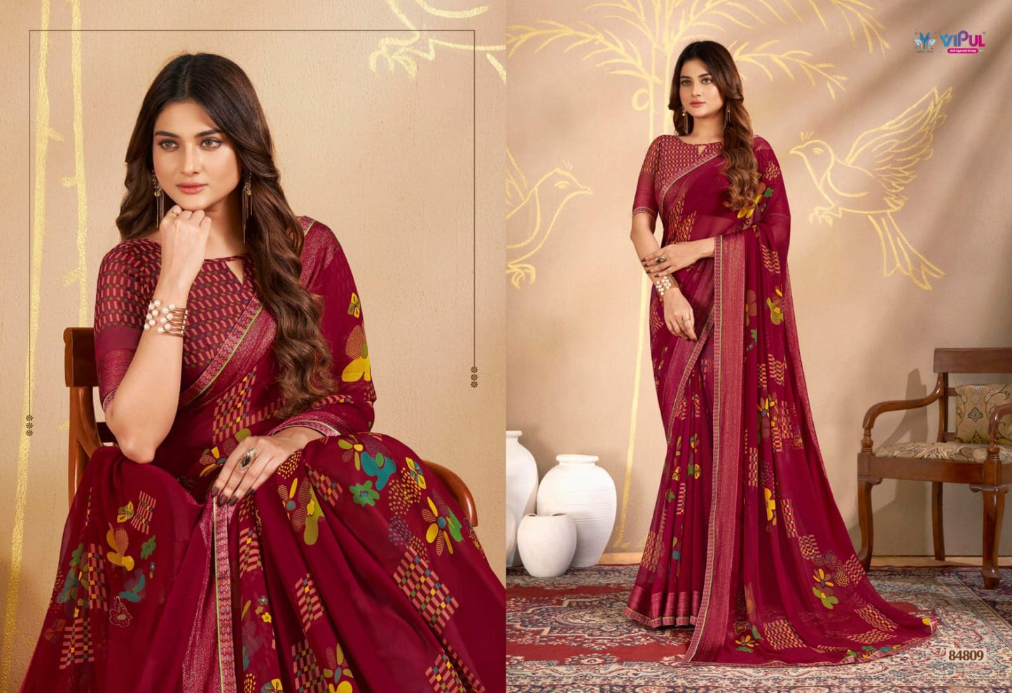 84809 Shilpa Vol 2 Vipul Georgette Sarees