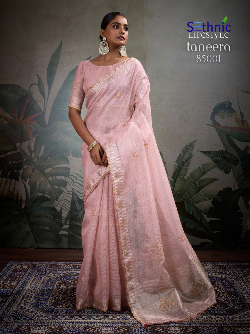 85001 Taneera Sethnic Linen Sarees