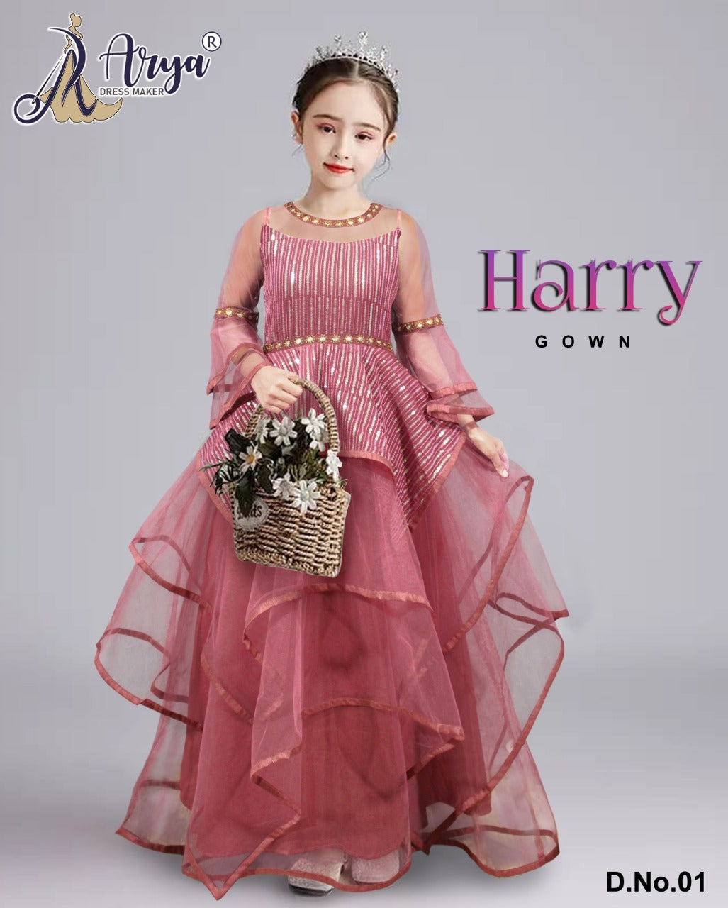 01 Harry Adm Girls Western Dress