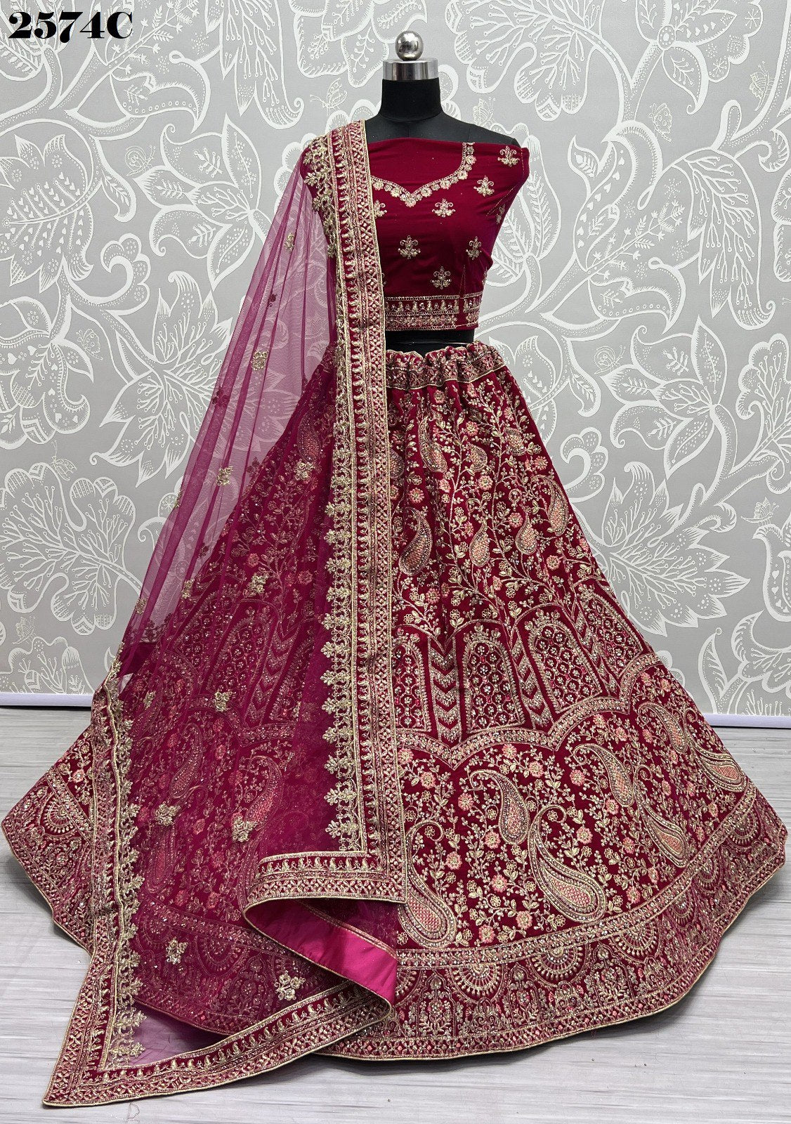 2574C Anjani Art Lehenga Choli