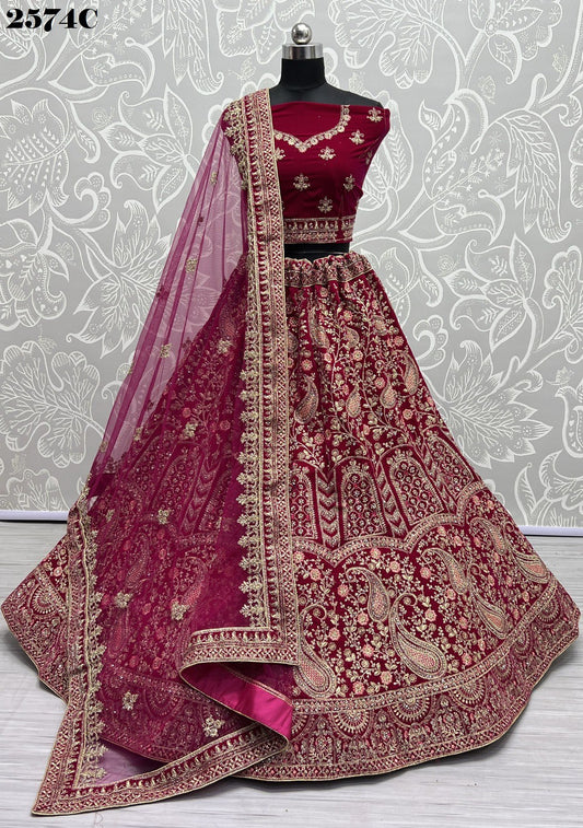 2574C Anjani Art Lehenga Choli