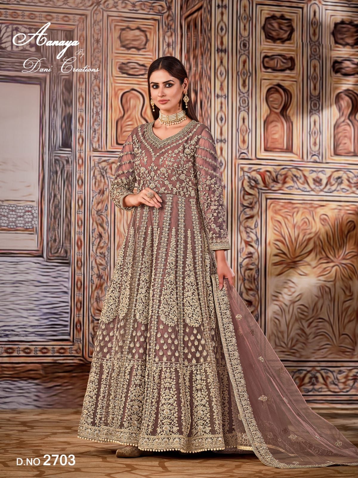 2703 Aanaya Vol 127 Dani Creation Unstitched Suits