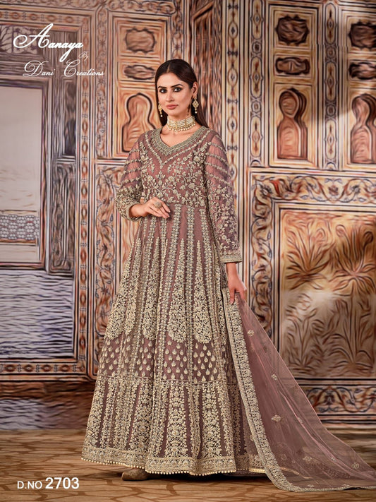 2703 Aanaya Vol 127 Dani Creation Unstitched Suits