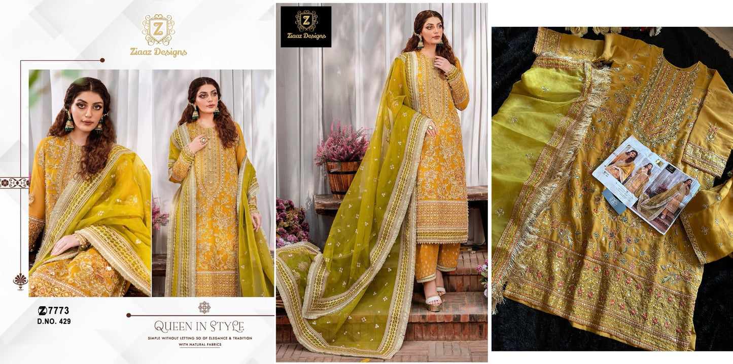 429 Ziaaz Designs Pakistani Salwar Suits