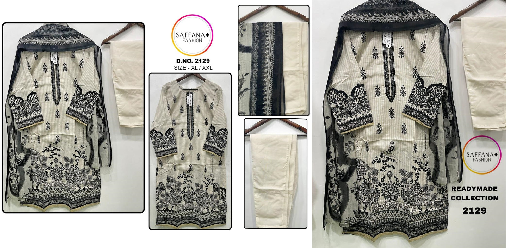 2129 Saffana Pakistani Readymade Suits