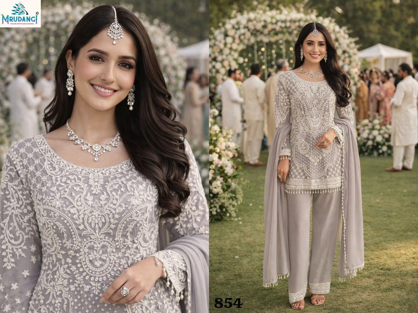 854 Beads Mrudangi Premium Georgette Readymade Suits