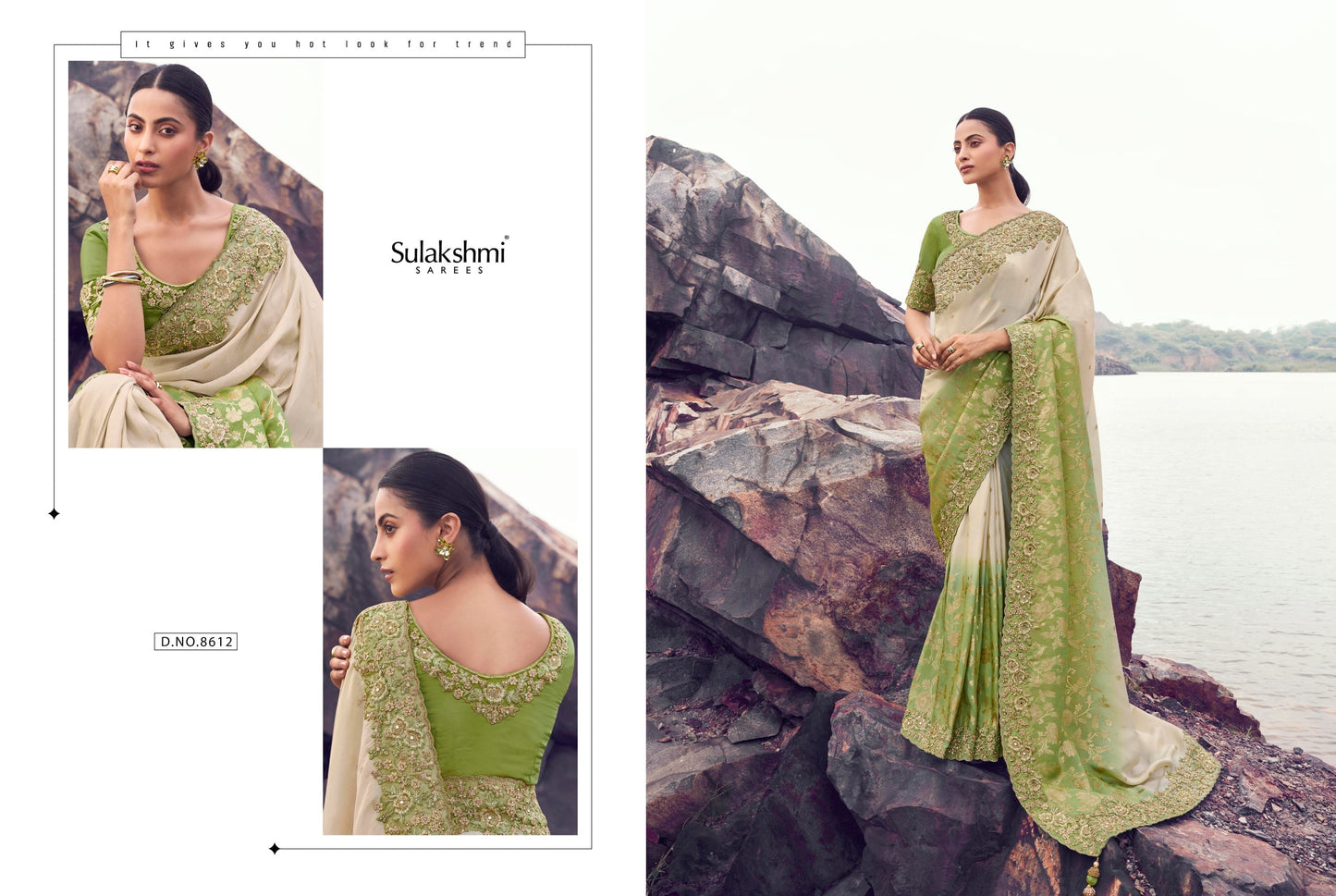 8612 Varenya Sulakshmi Prints Tissue Silk Sarees