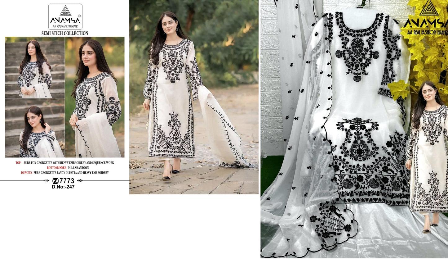247 Anamsa Pakistani Salwar Suits