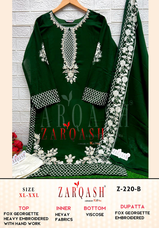 220B Zarqash Pakistani Readymade Suits