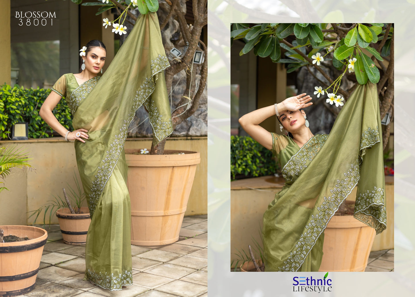 38001 Blossom Sethnic Sarees
