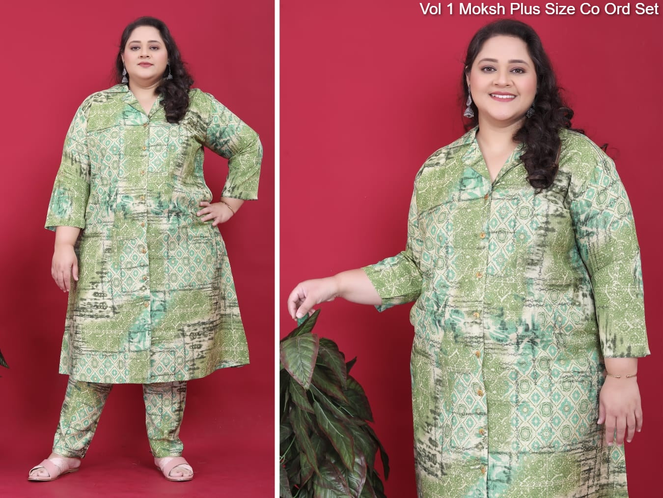 8630 Vol 1 Moksh Plus Size Co Ord Set