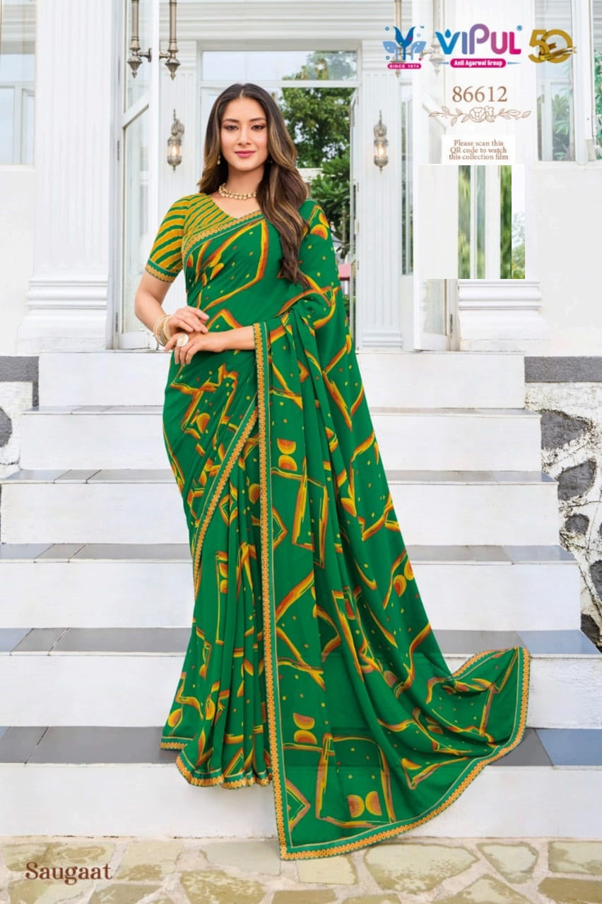 86612 Saugaat Vipul Weightless Sarees
