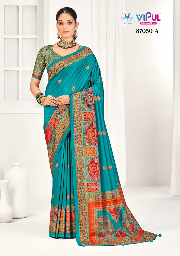 87050-A Vipul Silk Sarees