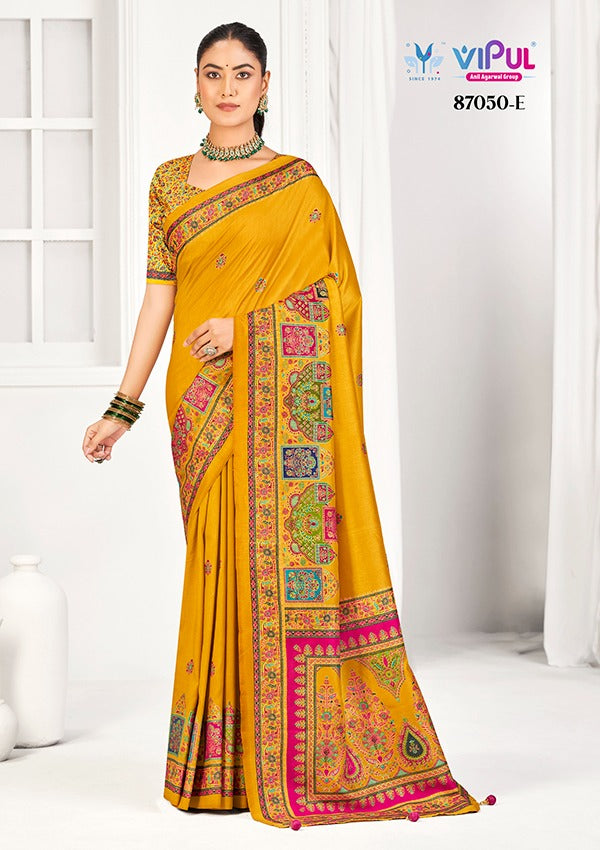 87050-E Vipul Silk Sarees