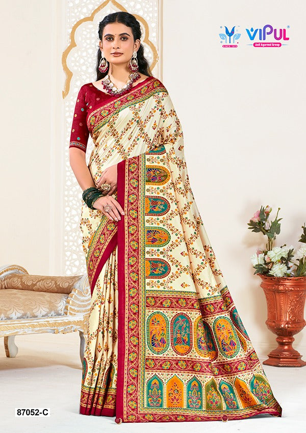 87052-C Vipul Silk Sarees