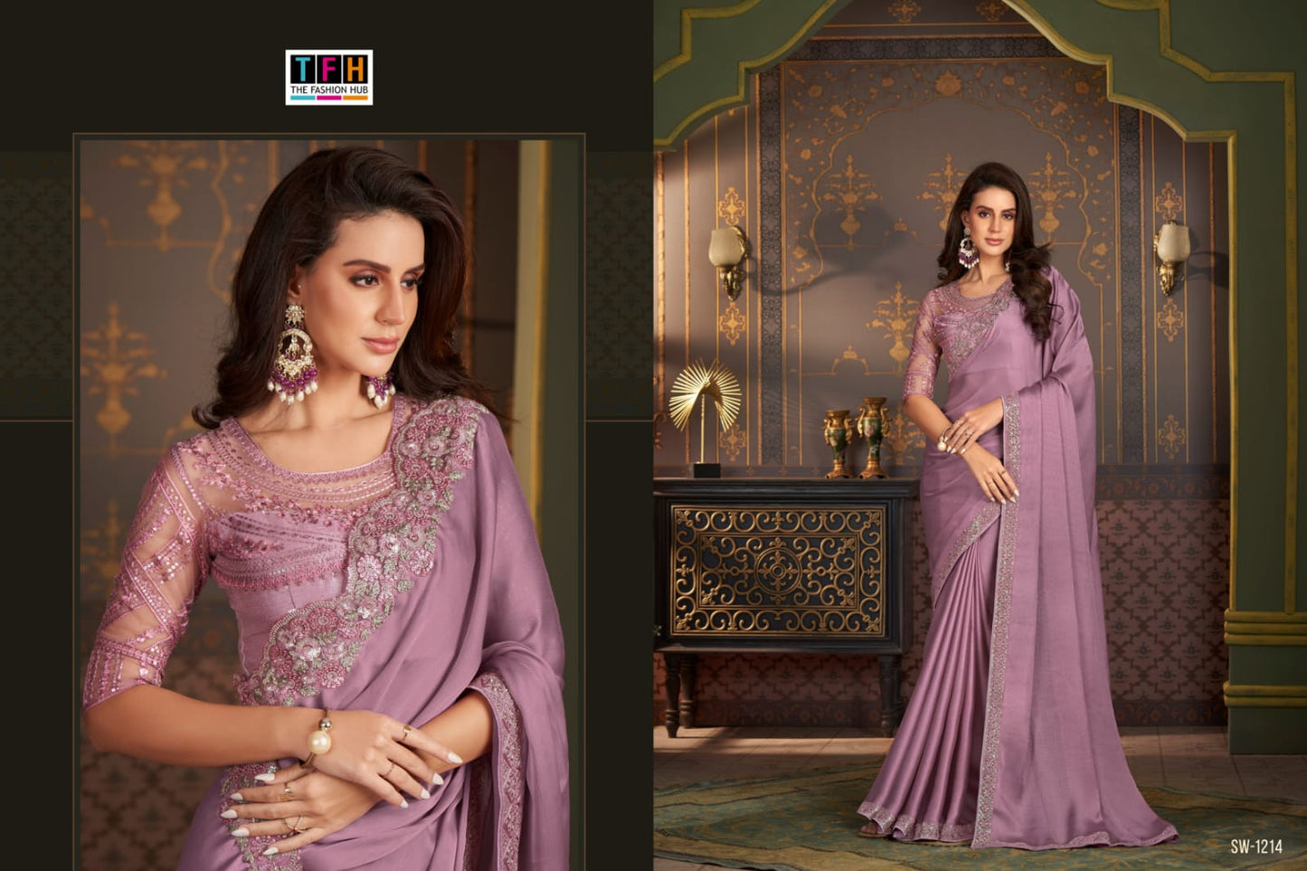 1214 Sandalwood Vol 12 Tfh Sarees