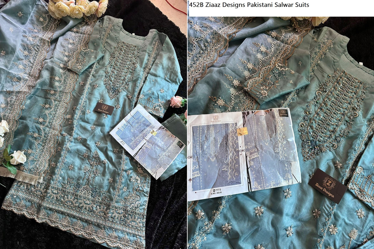452B Ziaaz Designs Pakistani Salwar Suits