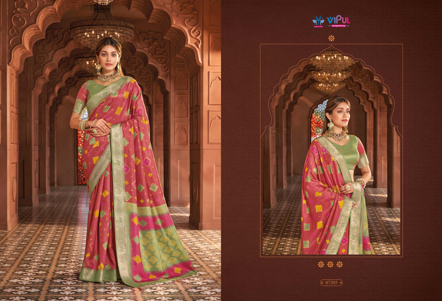 87205 Angora Vipul Silk Sarees
