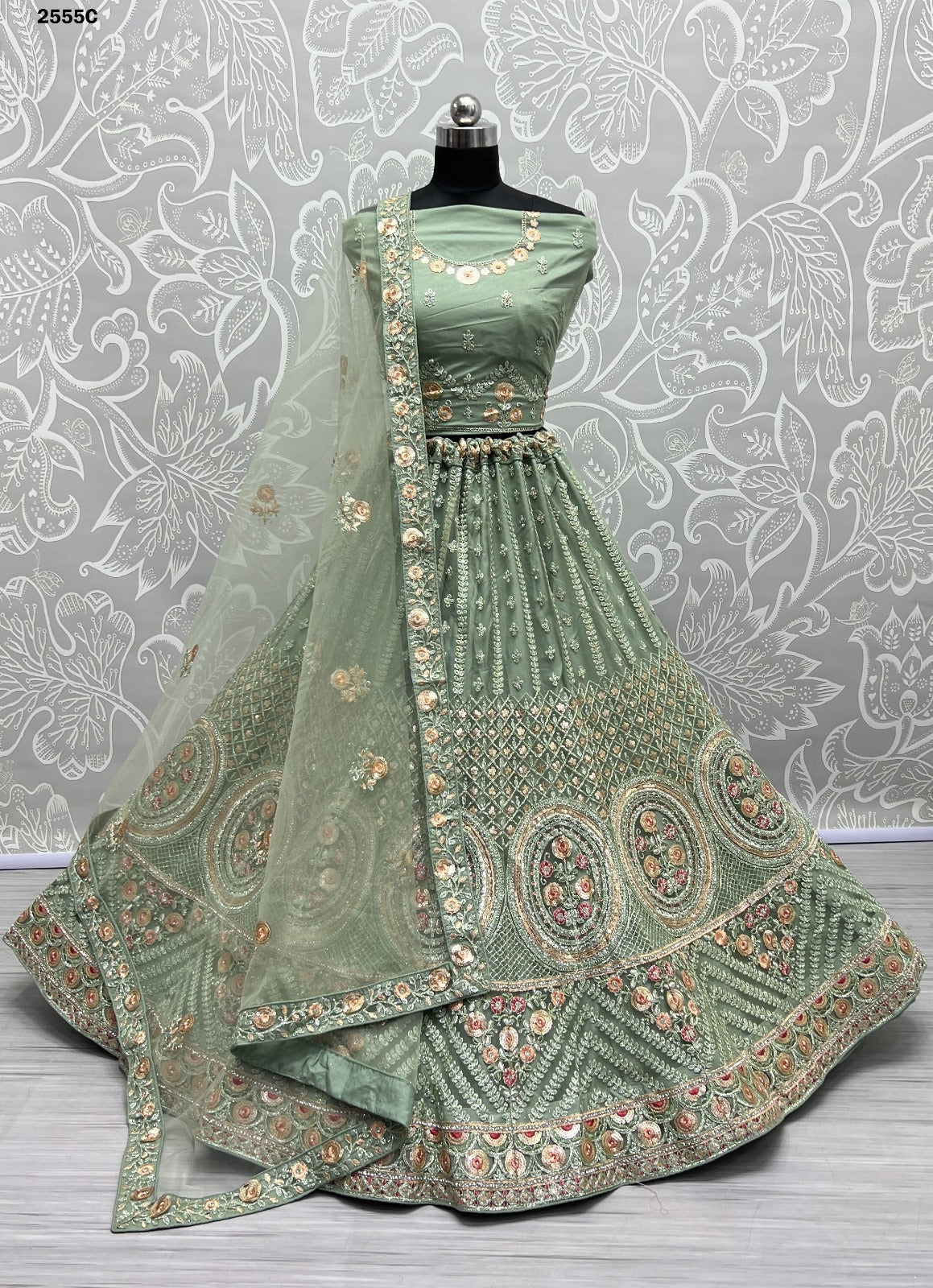 2555-C Anjani Art Lehenga Choli