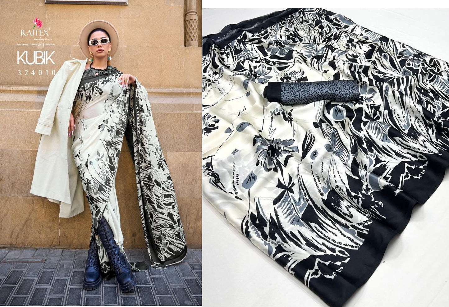 324010 Kubik Rajtex Sarees