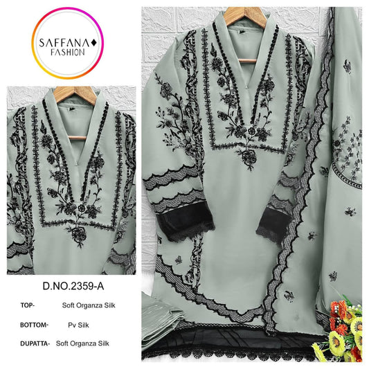 2359A Saffana Pakistani Readymade Suits
