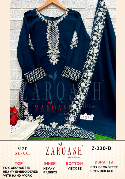 220D Zarqash Pakistani Readymade Suits