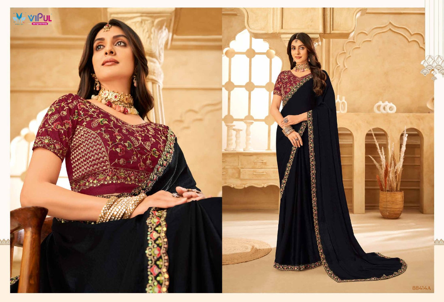 88414A Amaira Vipul Chiffon Sarees