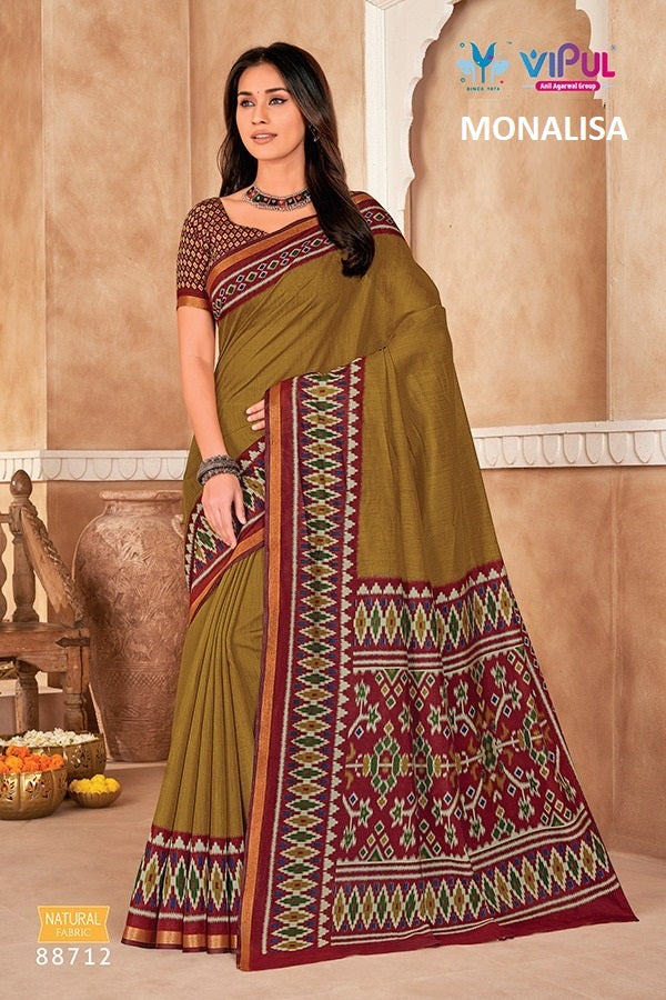 88712 Monalisa Vipul Mal Cotton Sarees