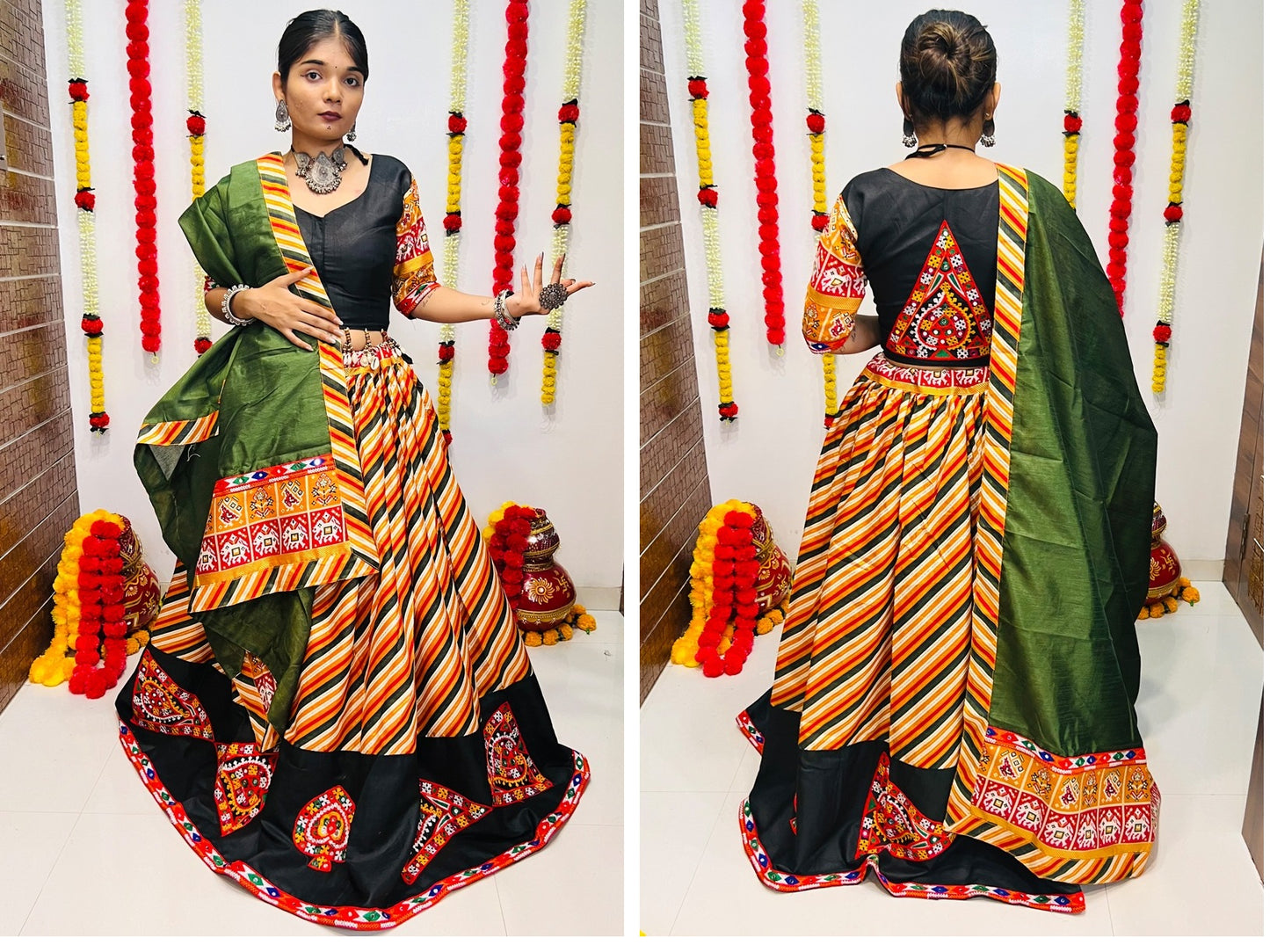 7047 Rajwadi Vol 7 Navratri Garba Chaniya Choli