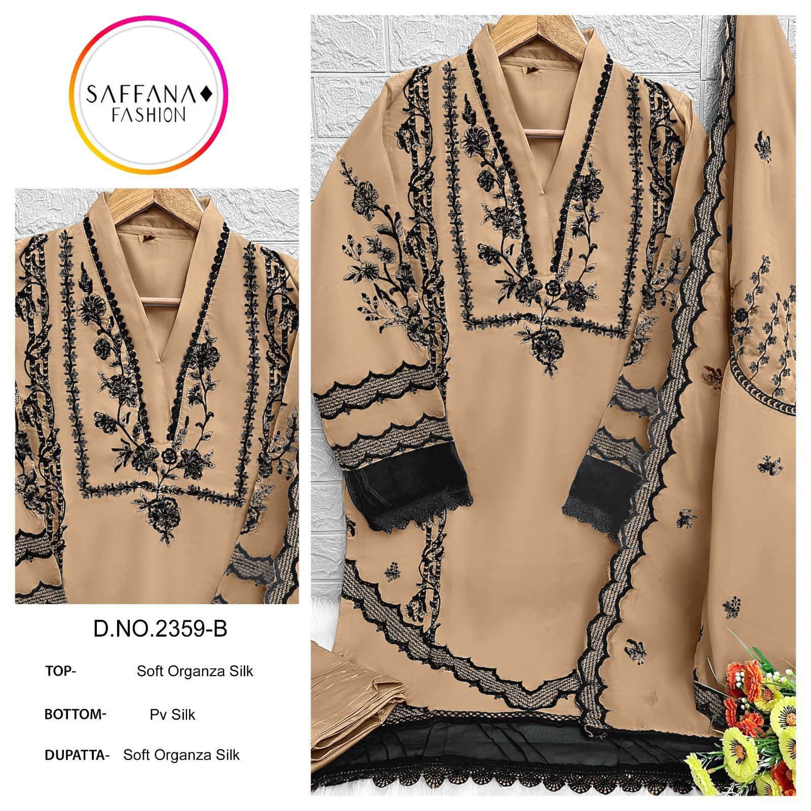 2359B Saffana Pakistani Readymade Suits