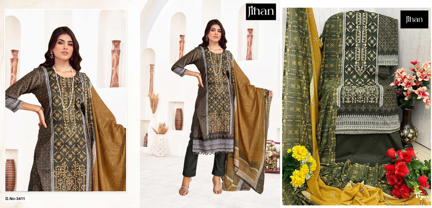 3411 Jihan Pakistani Salwar Suits