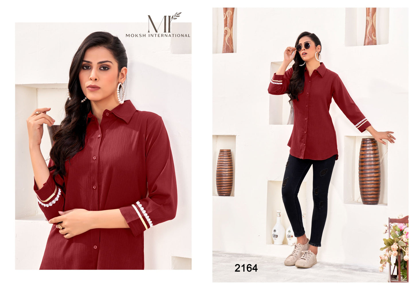 2164 Dreams Vol 3 Moksh Women Shirts