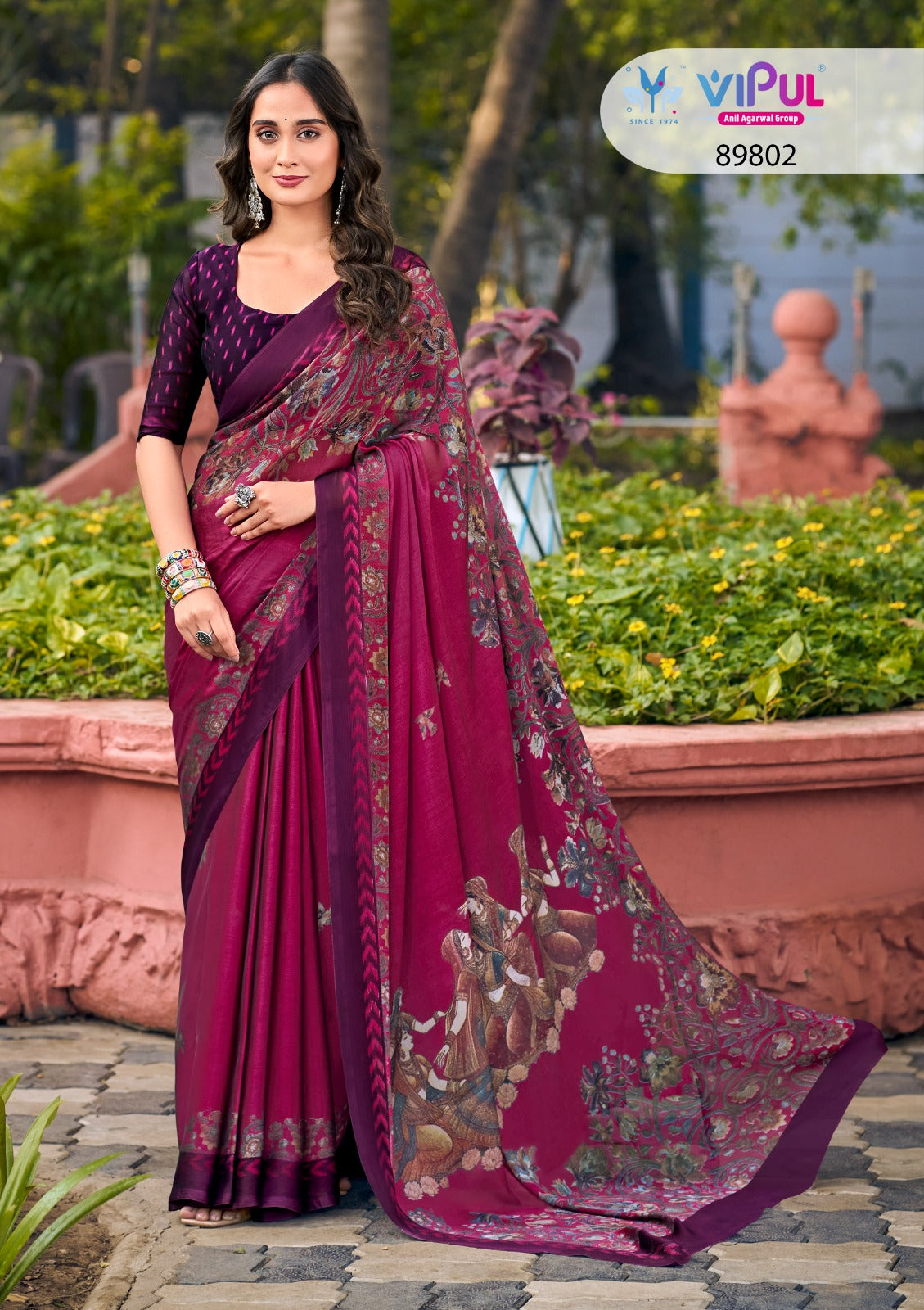 89802 Juliet Vipul Chiffon Sarees