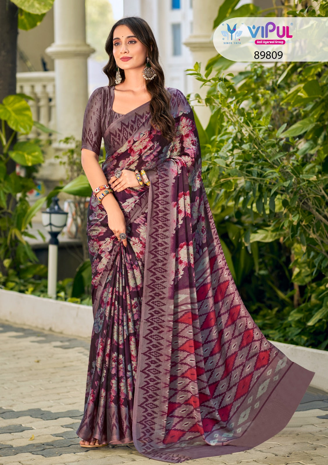 89809 Juliet Vipul Chiffon Sarees