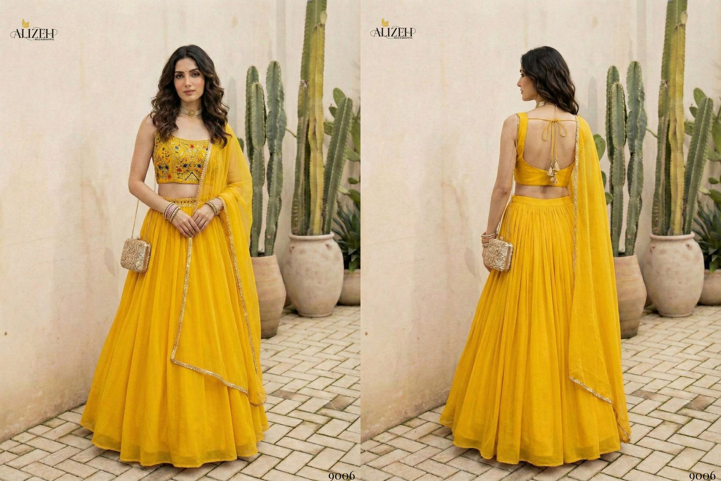 9006 Alizeh Georgette Readymade Lehenga Choli