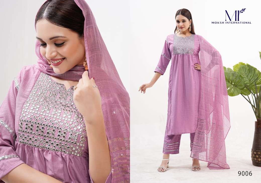 9006 Yara Vol 1 Moksh Silk Readymade Suits