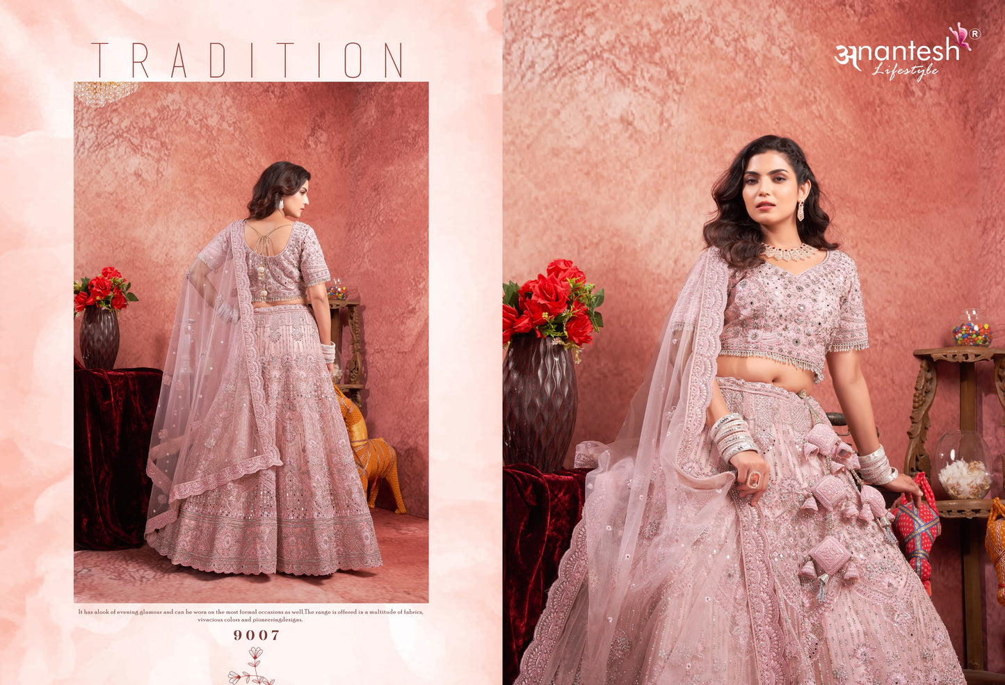 9007 Bridal Couture Vol 2 Anantesh Zarkan Readymade Lehenga Choli