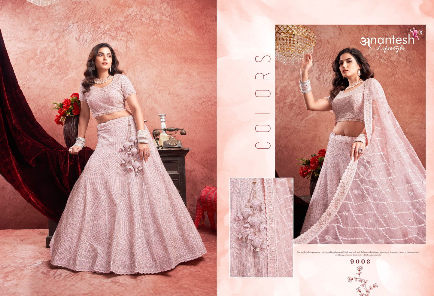 9008 Bridal Couture Vol 2 Anantesh Zarkan Readymade Lehenga Choli