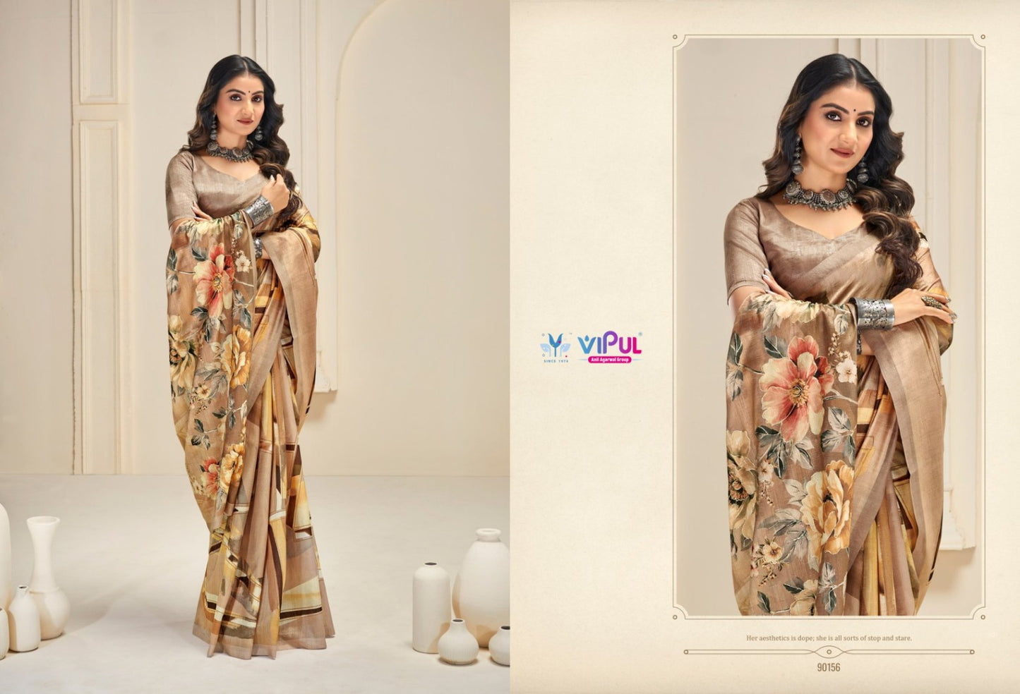 90156 Khaadi Vipul Silk Sarees