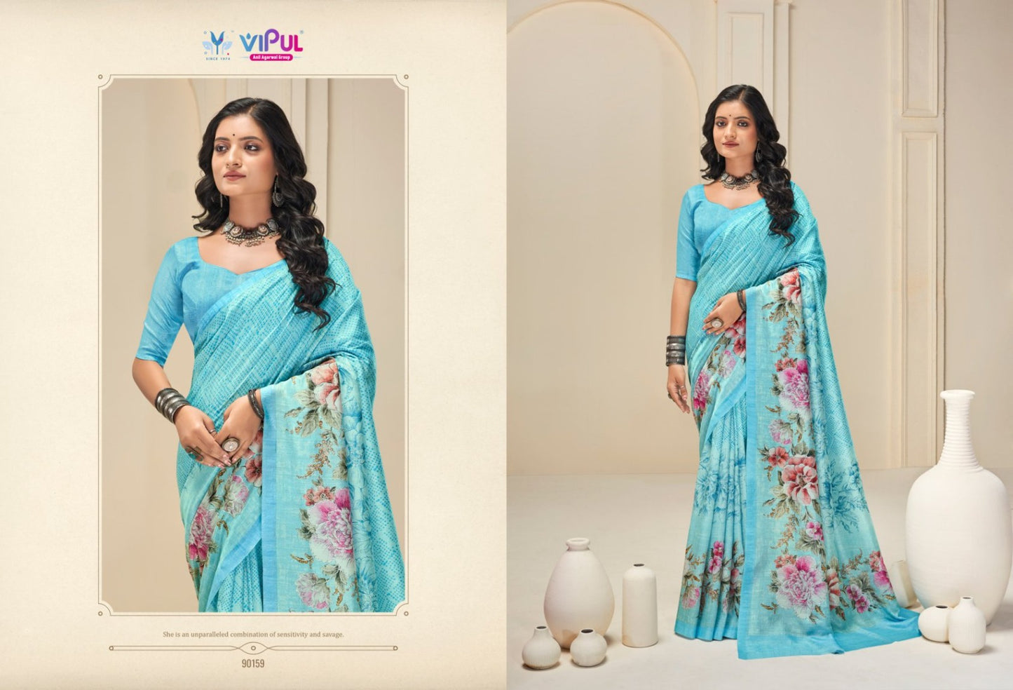 90159 Khaadi Vipul Silk Sarees