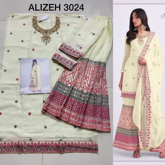 3024 Almora Vol 6 Alizeh Unstitched Suits