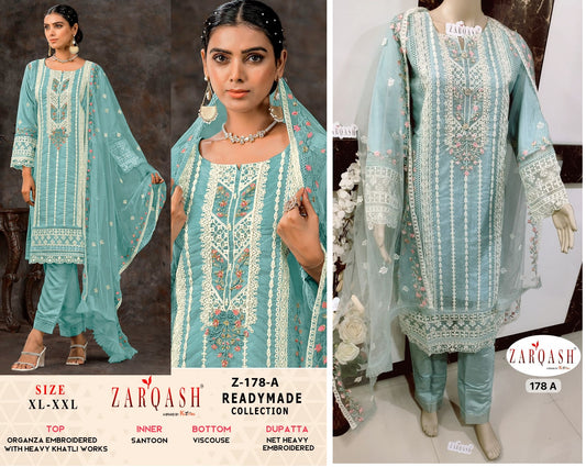 178A Zarqash Pakistani Readymade Suits