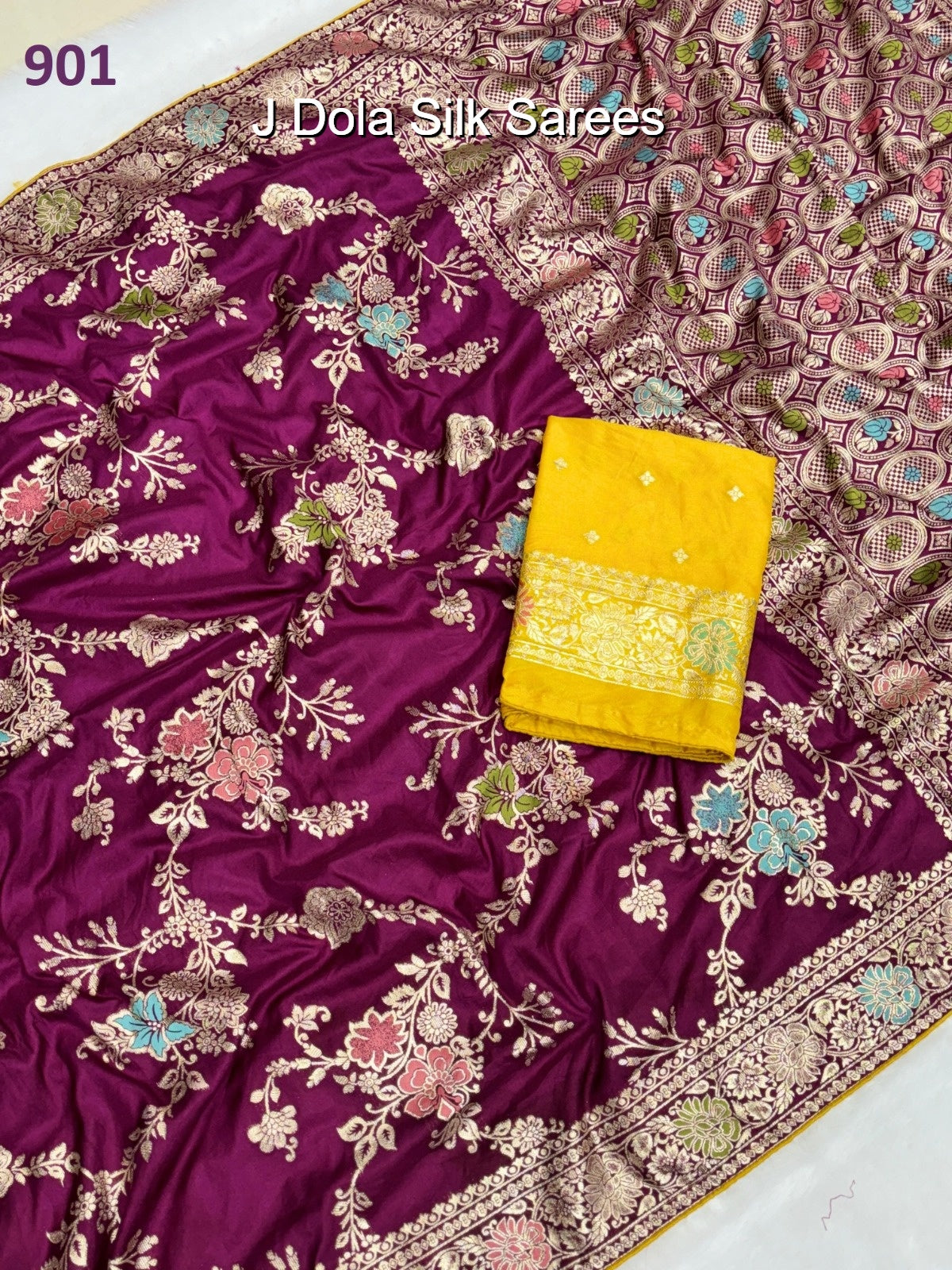901 J Dola Silk Sarees