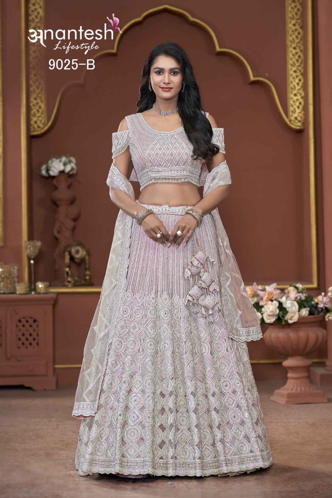 9025B Bridal Coulture 2025 Anantesh Premium Net Readymade Lehenga Choli