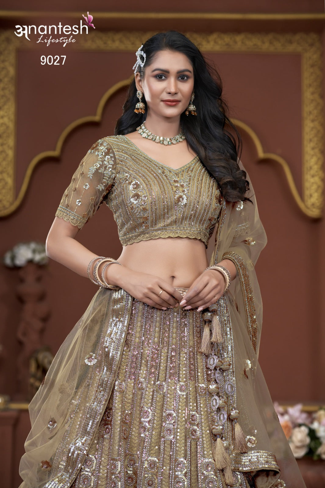 9027 Bridal Coulture 2025 Anantesh Premium Net Readymade Lehenga Choli